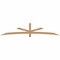 Ekena Millwork Alberta Smooth Timber Gable Bracket, Western Red Cedar, 108"W x 22"H x 1 1/2"D x 3 1/2"F, 5/12 Pitch GBW108X22X0204ALB00SWR - alternate 1